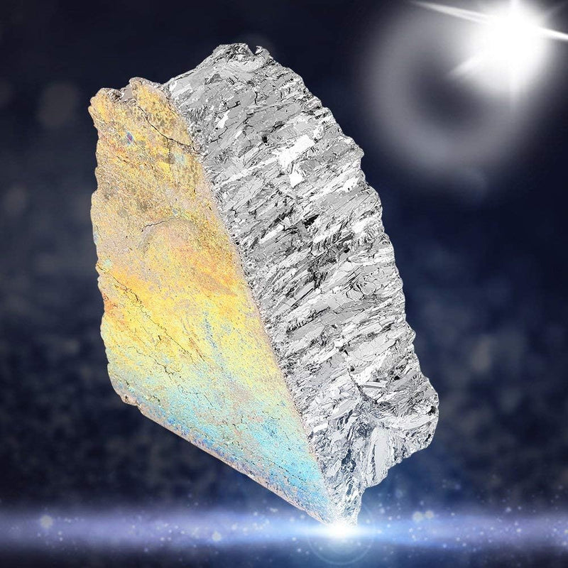 YWBL-WH Wismut 99,99% Reine Kristallgeoden Pure Bismuth zur Herstellung von Kristallen/Angelködern,