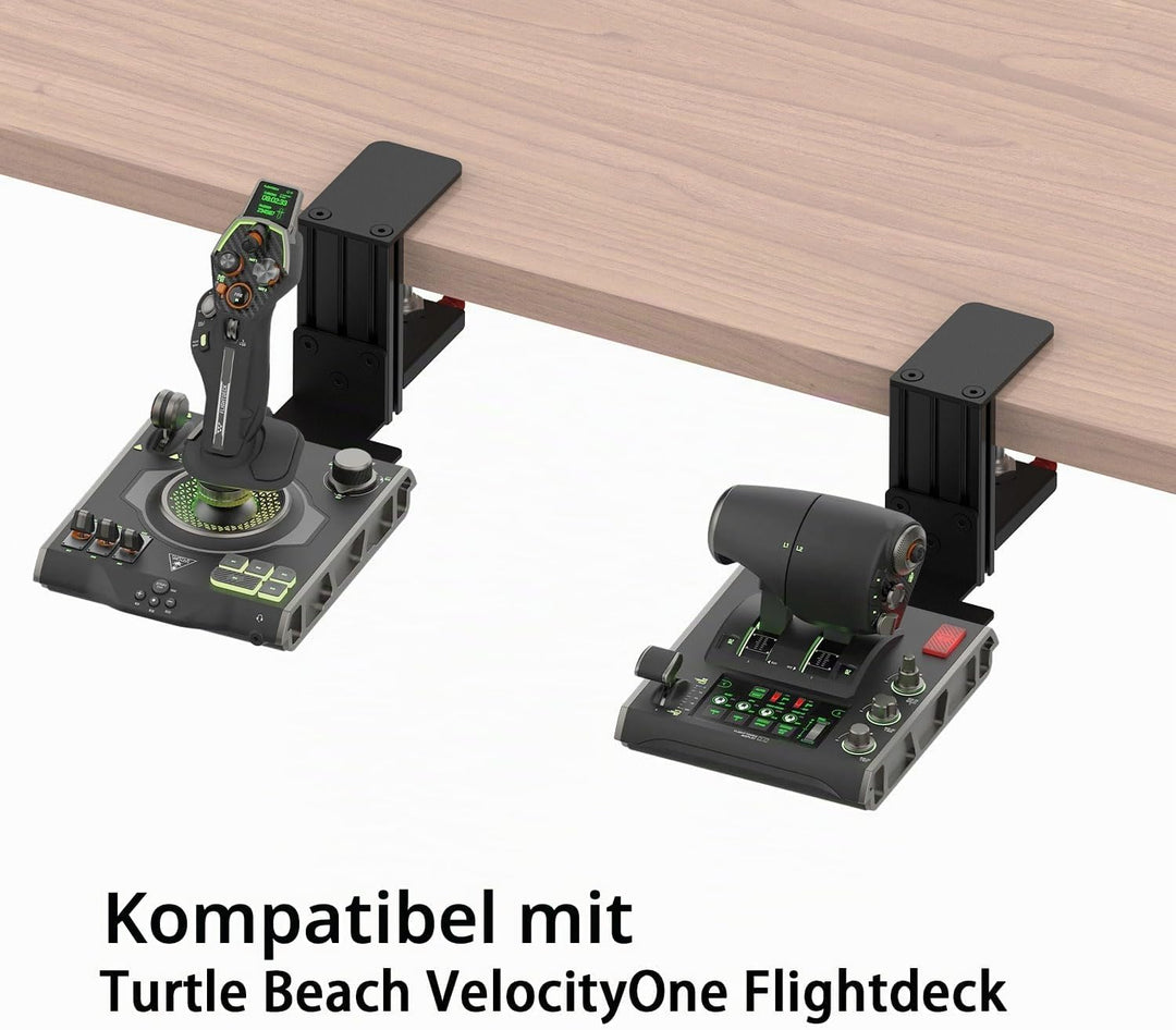 Tischhalterung für Thrustmaster T-Flight Hotas X, Logitech G Extreme 3D, Turtle Beach VelocityOne Fl
