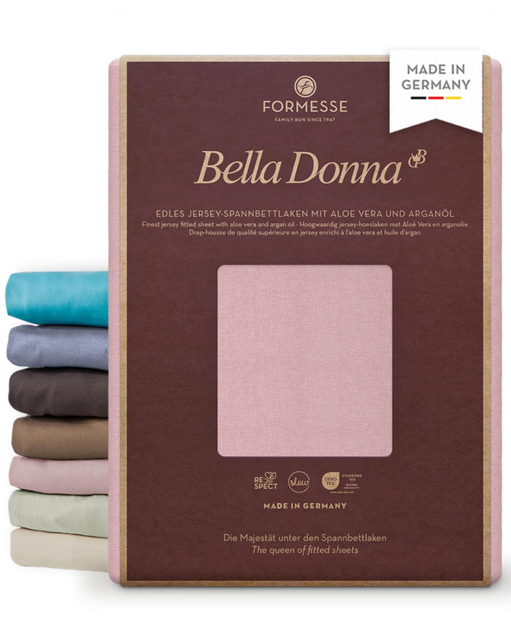 Bella-Donna Bella-Donna Jersey Spannbettlaken, altrose, 120x200 - 130x220 cm