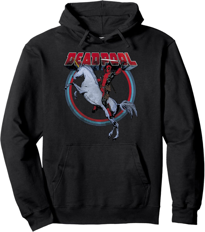 Marvel Deadpool Unicorn Mount Pullover Hoodie