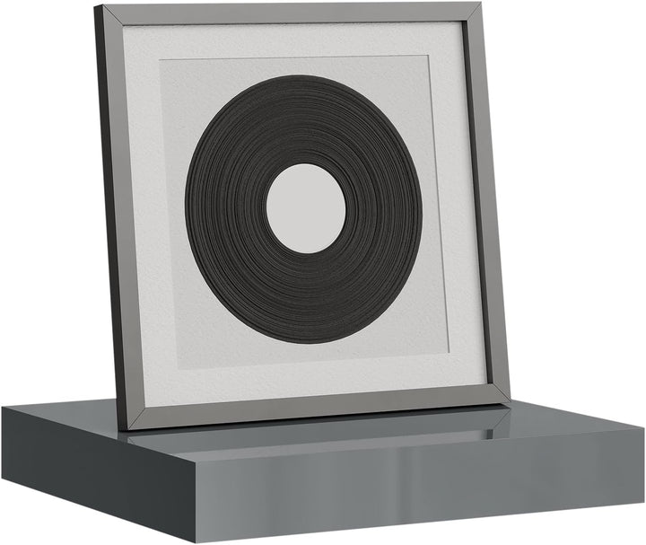 WOLTU Wandregal Set von 3 Regalen Wandboard Freischwebend Schweberegal CD DVD Regal Bücherregal Holz