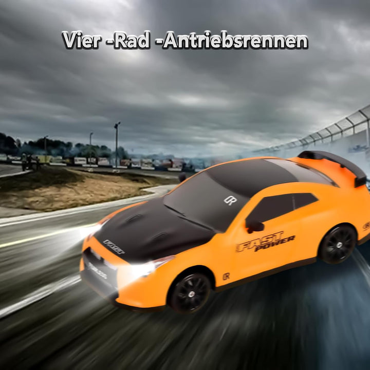 RC Drift Car, 1:24 Rennen mit 4WD Ferngesteuertes Auto 2.4Ghz Spielzeugauto Rennauto mit Arbeitssche