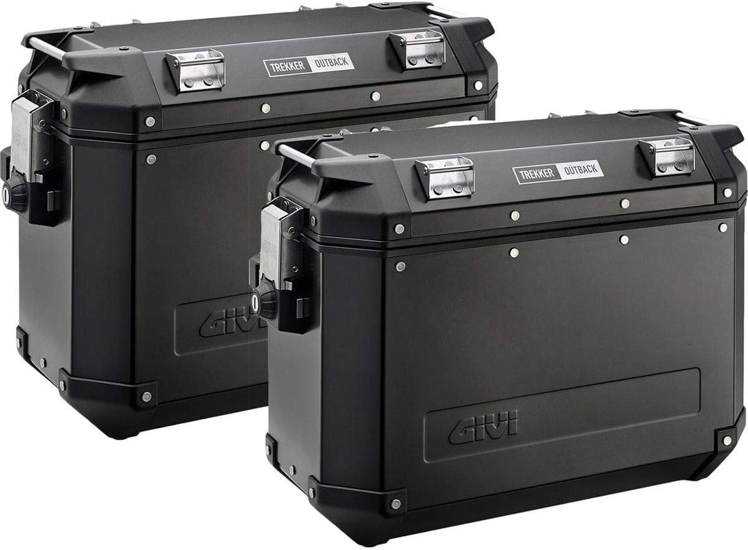 OBK37BPACK2 GIVI Trekker Outback Paar Koffer seitliche, Farbe Schwarz 387 x 495 x 246 mm Schwarz, 38