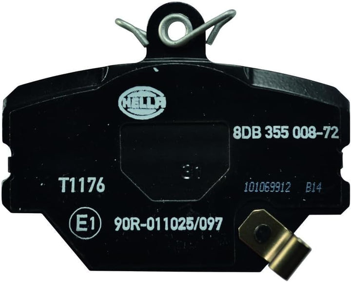 HELLA PAGID 8DB 355 008-721 Bremsbelagsatz - T1176 - Dicke/Stärke: 15.8mm - Bremssystem: Bosch - mit