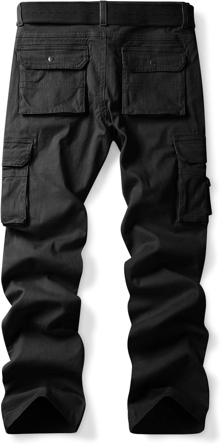 Cargohose Damen Strecken Arbeitshose Cargo Hose Damen y2k schlanke Passform Mehrere Taschen 30 Schwa