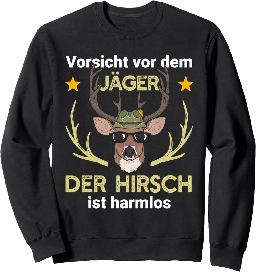 Hirsch Jäger Jagd Wald Sweatshirt