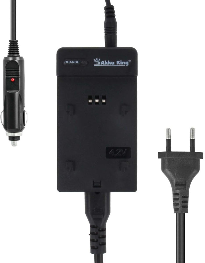 2in1 KFZ + Netz Ladegerät kompatibel mit Samsung Akku BP88a, BP-88a, IA-BP88a Reise-Ladegerät Netz +