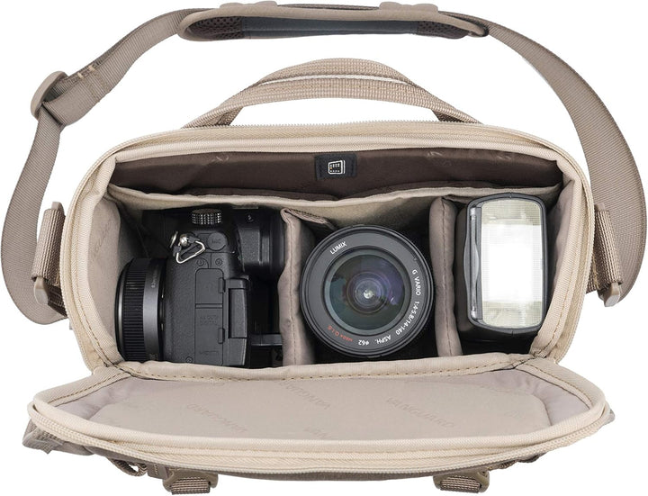 Vanguard VEO RANGE21M BG Umhängetasche für spiegellose/CSC Kamera, Beige VEORANGE21MBG Umhängetasche