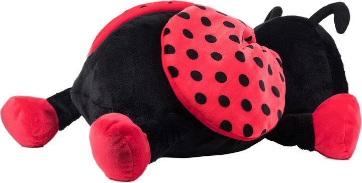 Schaffer 4344 - Plüsch Marienkäfer Bolle - Kuscheltier - Grösse (XL) 44 cm | Extra weich - Waschbar