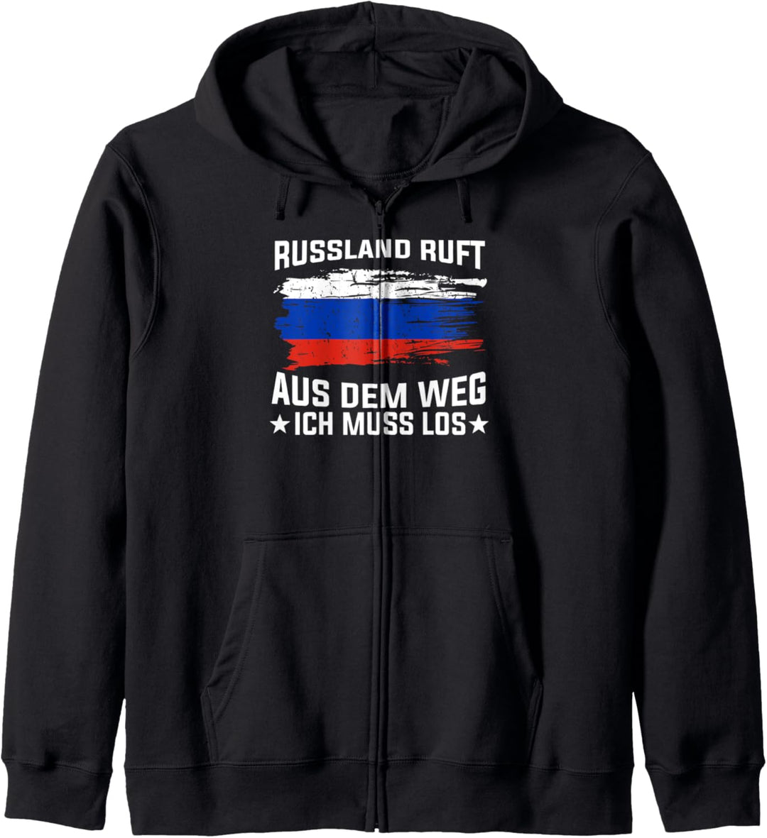 Russisch Russia UDSSR Russen Russische Flagge Kapuzenjacke