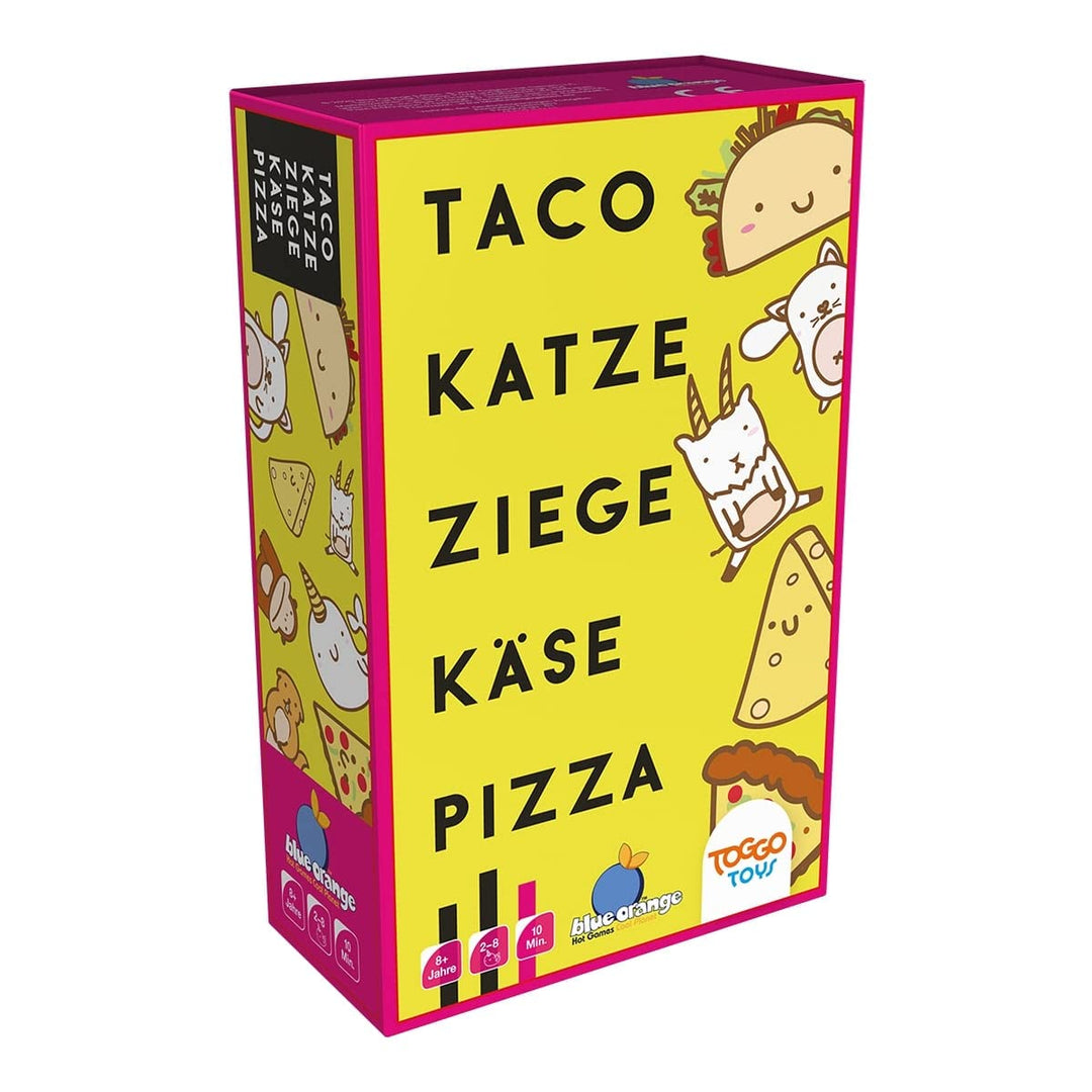 Asmodee | TOGGO Toys | Blue Orange | Taco Katze Ziege Käse Pizza | Partyspiel | Kartenspiel | 2-8 Sp