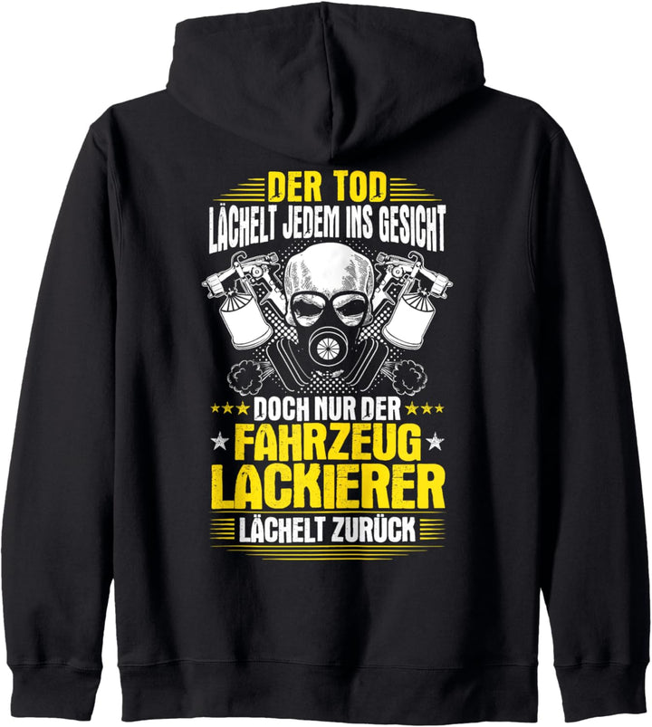 Lackierer Lächeln Fahrzeuglackierer Kapuzenjacke