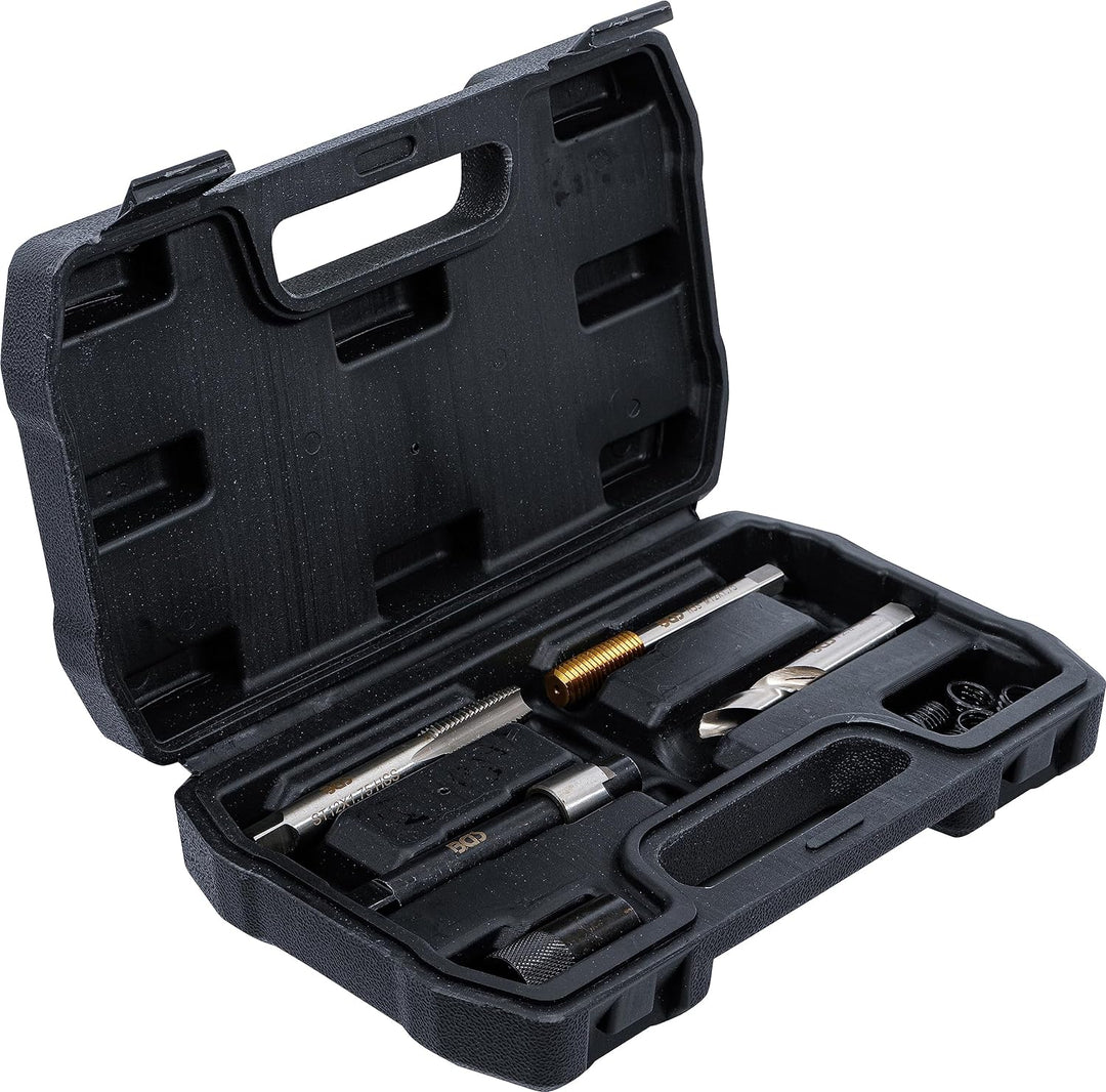 BGS 74243 | Reparatursatz für Öl-Ablass-Gewinde | für Aluminium-Ölwannen | M12 x 1,75 mm