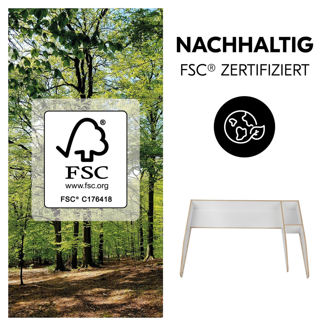 hauck Combine N Change, Weiss - Wickelaufsatz für Kommoden 108 x 50 cm z.B. IKEA Hemnes Kommode, Wic