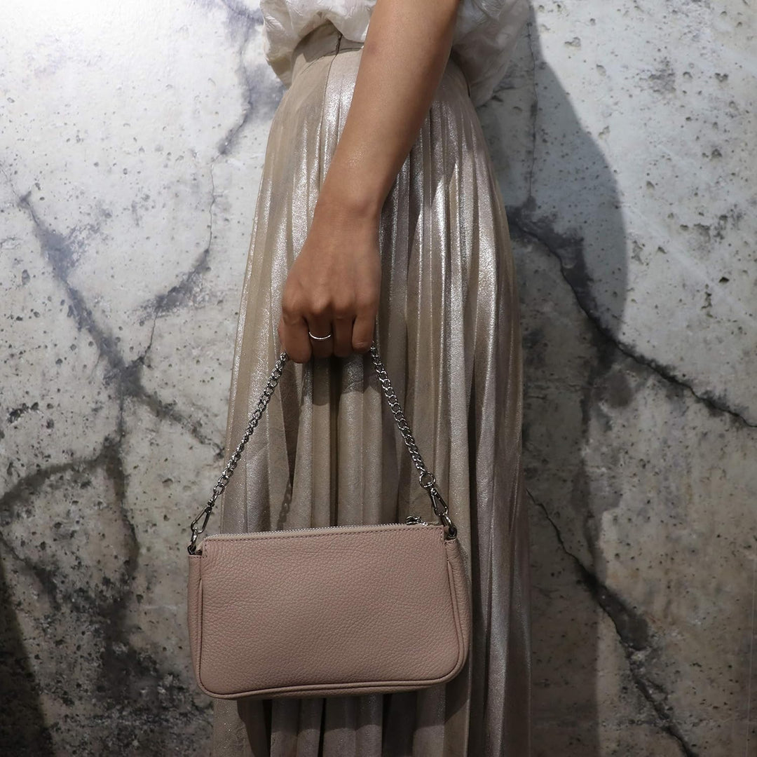 SH Leder Echtleder Schultertasche Umhängetasche Handtaschen Clutch kleine Tasche Abendtasche 23x13cm
