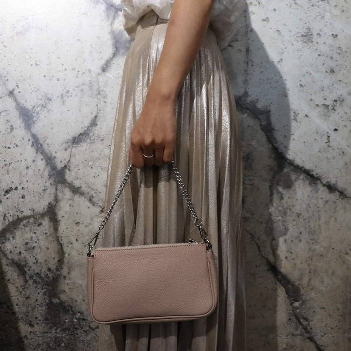 SH Leder Echtleder Schultertasche Umhängetasche Handtaschen Clutch kleine Tasche Abendtasche 23x13cm