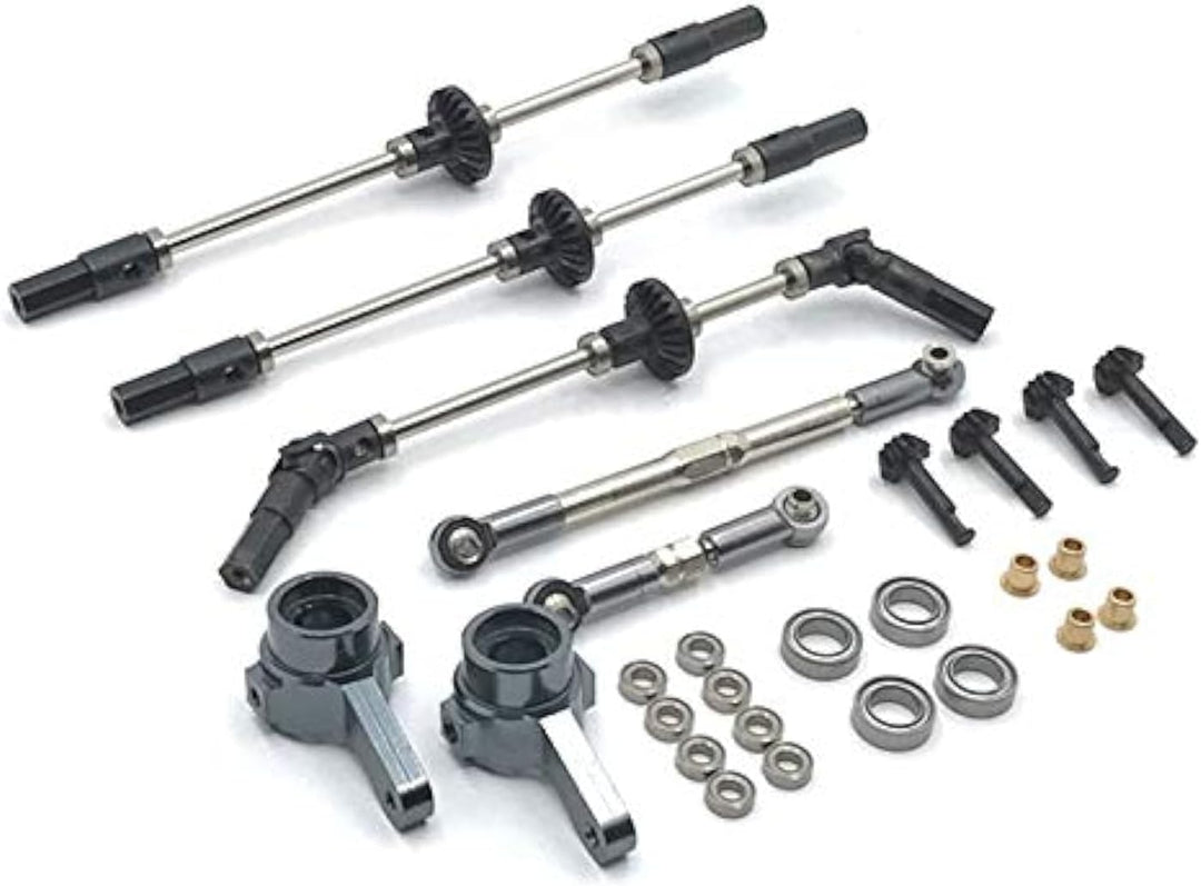 Iegefirm Upgrade der ZahnräDer der StahlzahnradbrüCke für B14 B24 C14 C24 C34 C44 B16 B36 1/16 RC Au