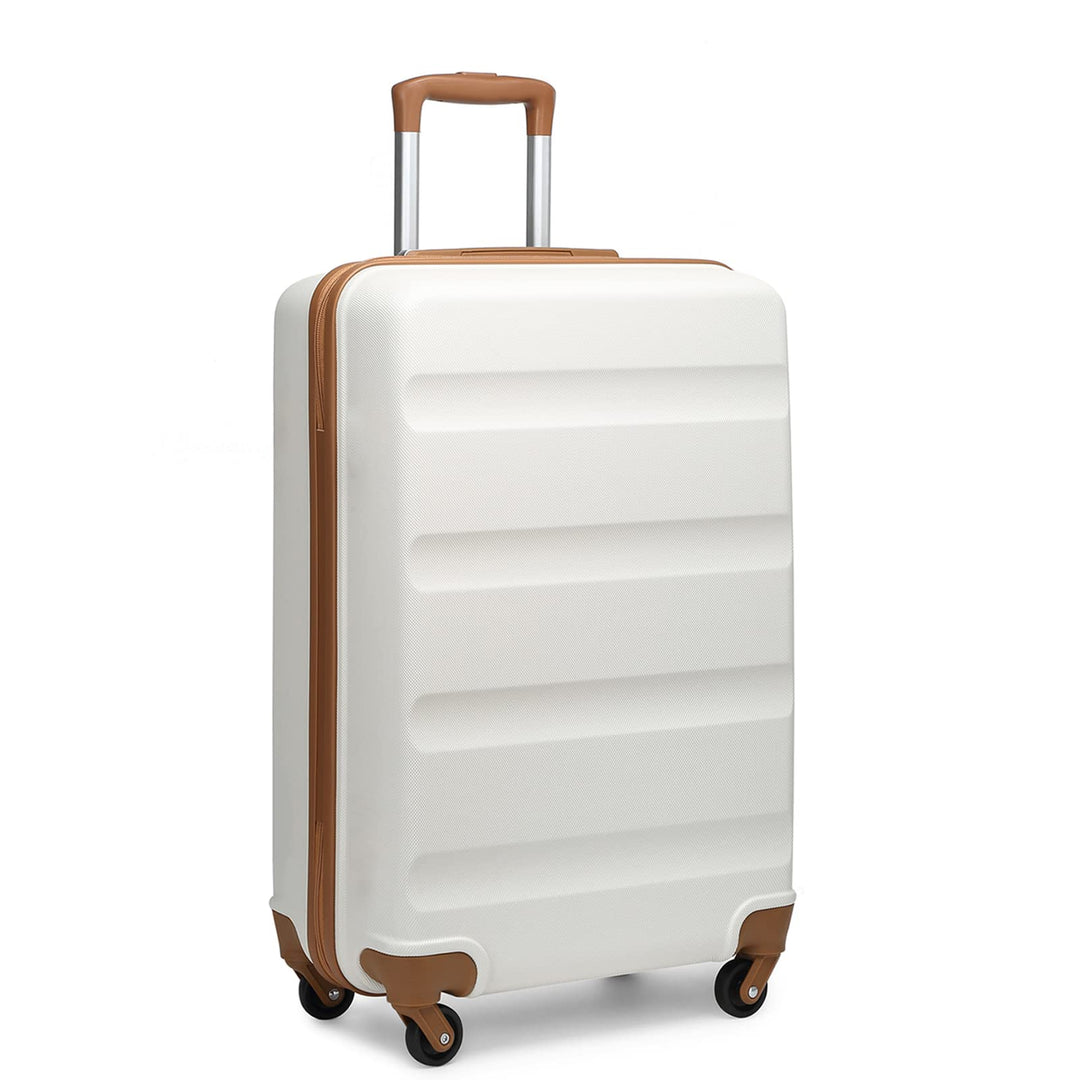 KONO Klein Trolley Handkoffer Handgepäck Flugzeug Koffer mit 4 Rollen ABS Reisekoffer Gepäck 55 x 38