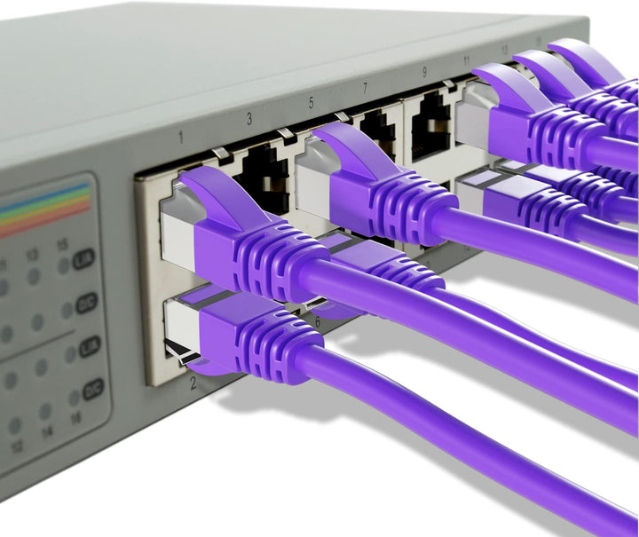 Mr. Tronic 25m Ethernet Netzwerkkabel Cat 7, 100% Reines Kupfer LAN Netzwerkkabel Für Schnelle &amp; Zuv