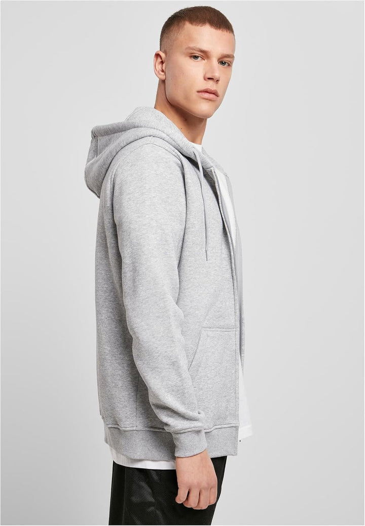 Build your Brand Herren Heavy Zip Hoody, Herren Kapuzenpullover aus Baumwolle und Polyester in viele