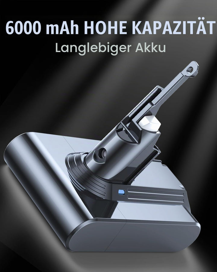 6000mAh Akku kompatibel mit Dyson V7, V7 Motorhead, V7 Animal, V7 Trigger, V7 Total Clean, V7 Motorh