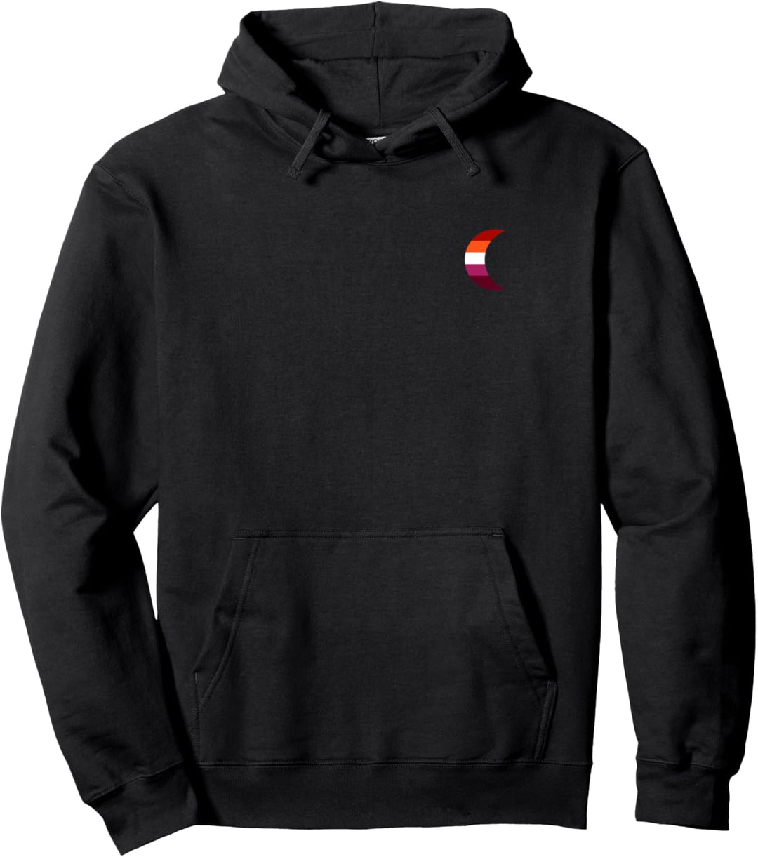 Subtile Moon Luna Lesben Stolz Monat Lesben Flagge LGBT Kunst Pullover Hoodie