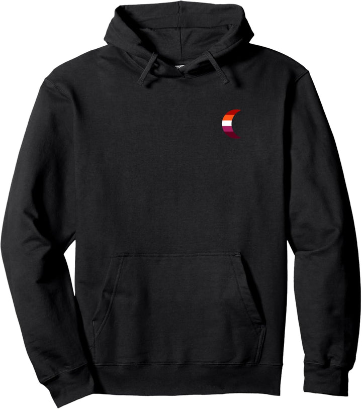 Subtile Moon Luna Lesben Stolz Monat Lesben Flagge LGBT Kunst Pullover Hoodie