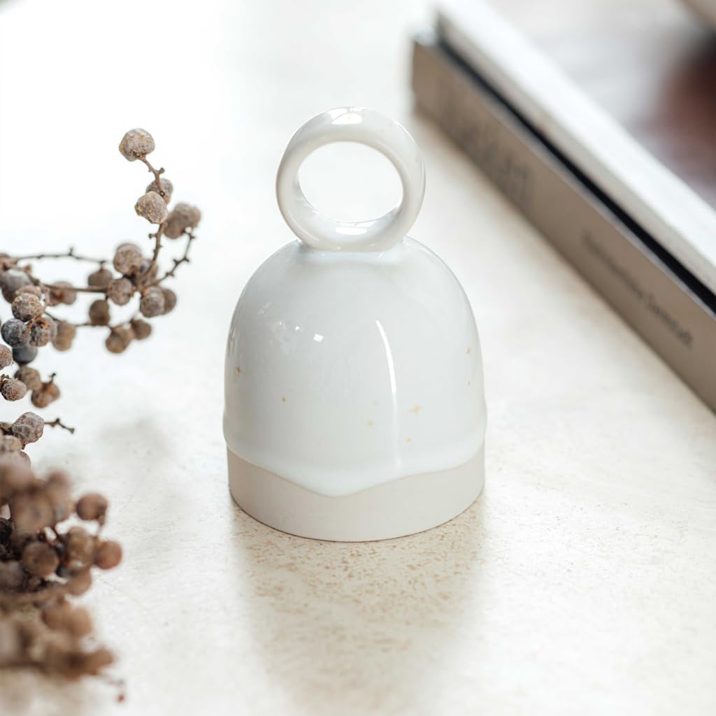 like. by Villeroy & Boch Winter Glow Tischglocke, 6,5x6,5x10 cm, Tischglocke