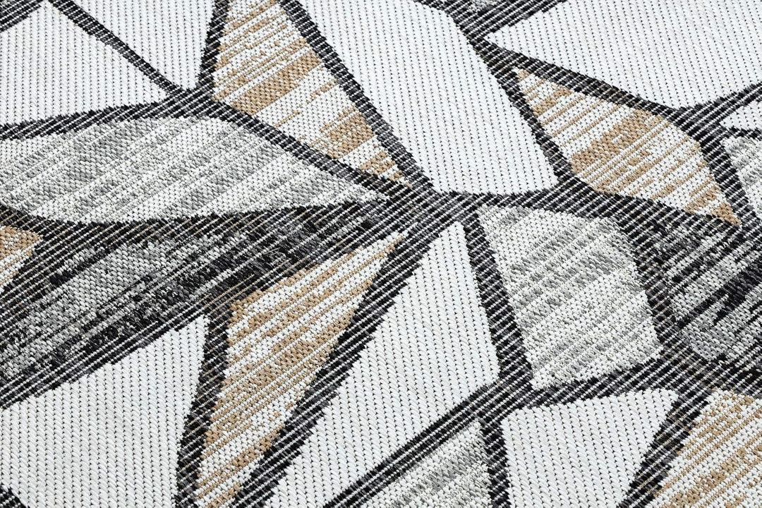 rugsx Teppich SISAL Cooper Mosaik Innen &amp; Aussen Hochwertiges Flachgewebe Schlafzimmer/Terrasse/Balk