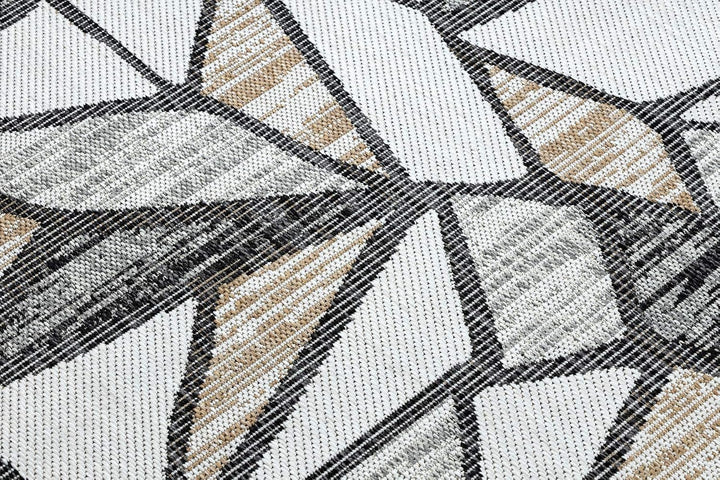 rugsx Teppich SISAL Cooper Mosaik Innen &amp; Aussen Hochwertiges Flachgewebe Schlafzimmer/Terrasse/Balk