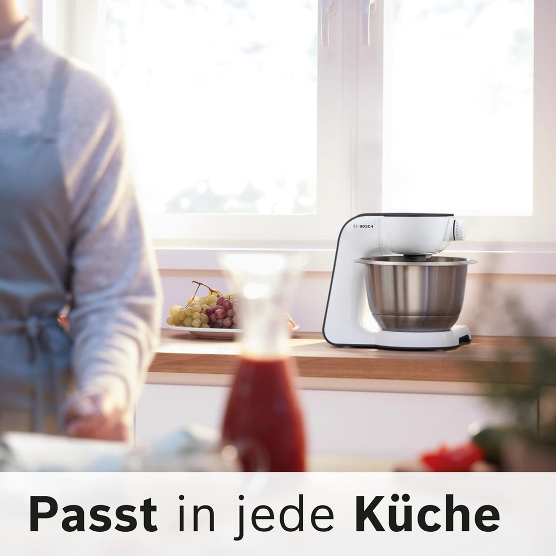 Bosch MUM54A00 Küchenmaschine Express Programm, Weiss Single, Single