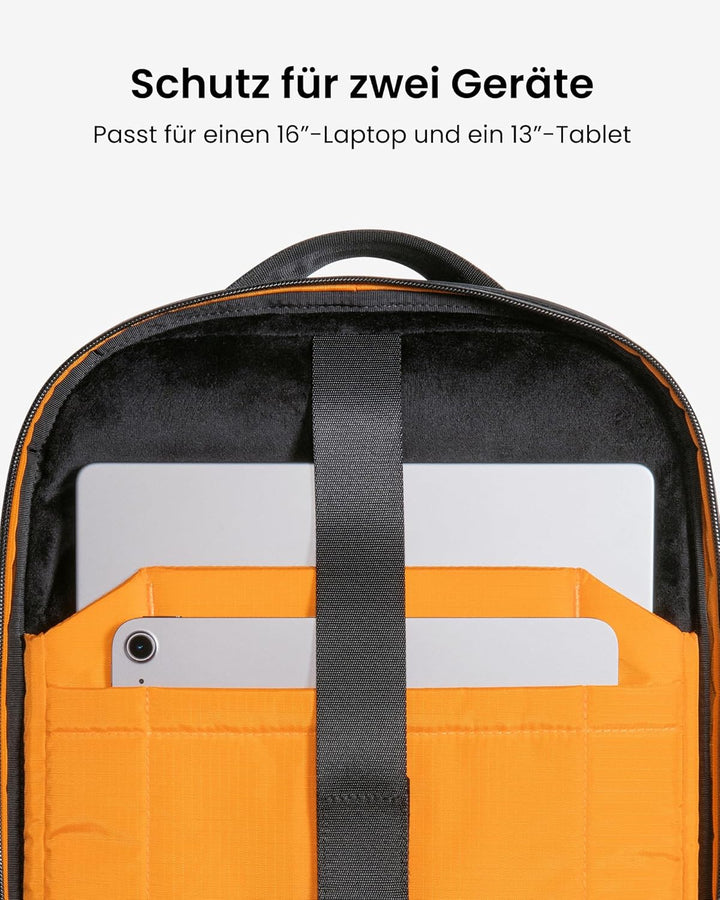 tomtoc Laptop Rucksack 26L, Business Rucksack Herren Damen mit Laptopfach für 15,6-16 Zoll Notebook,
