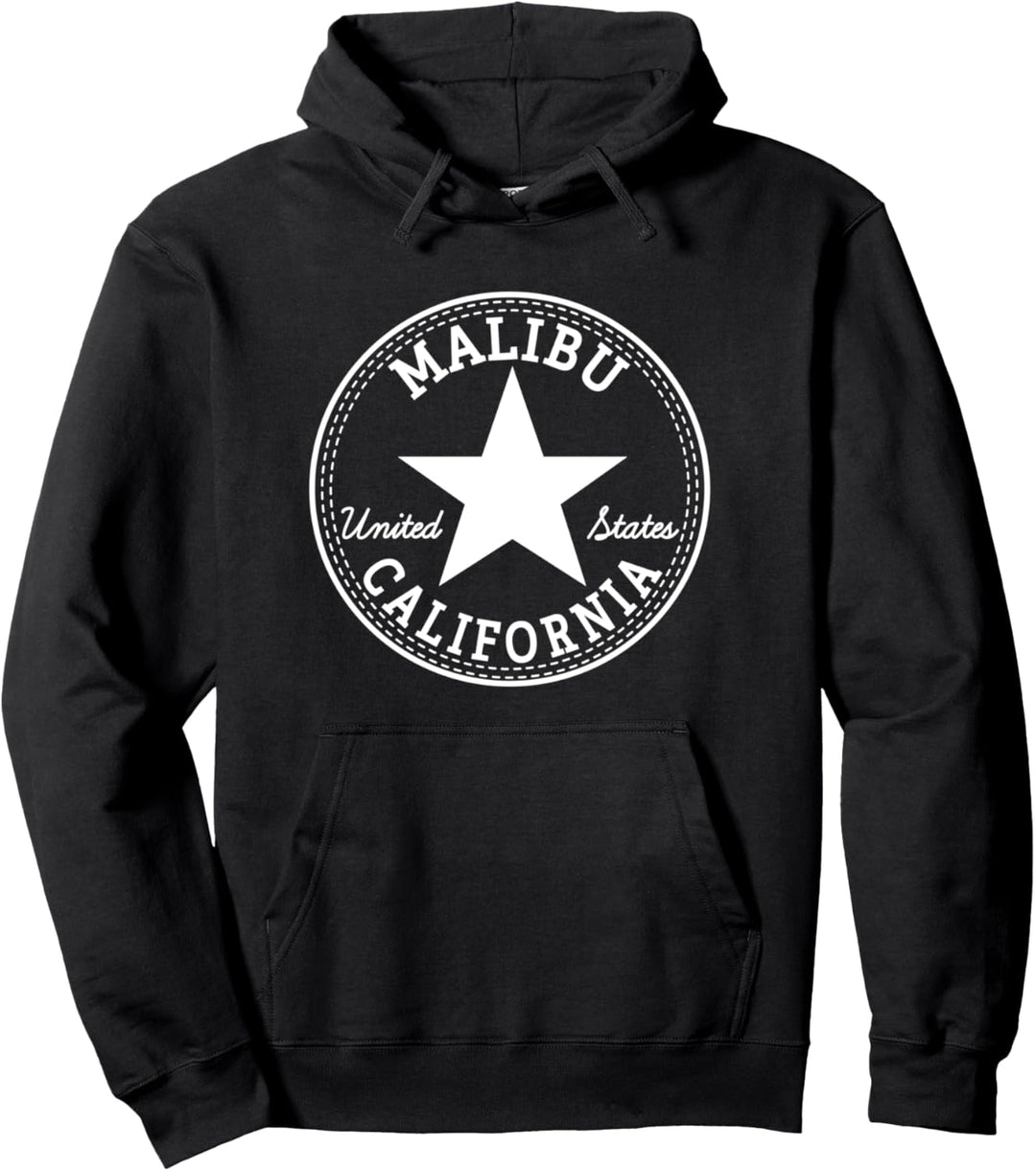 MALIBU Los Angeles California Surfer USA Reise Urlaub Pullover Hoodie