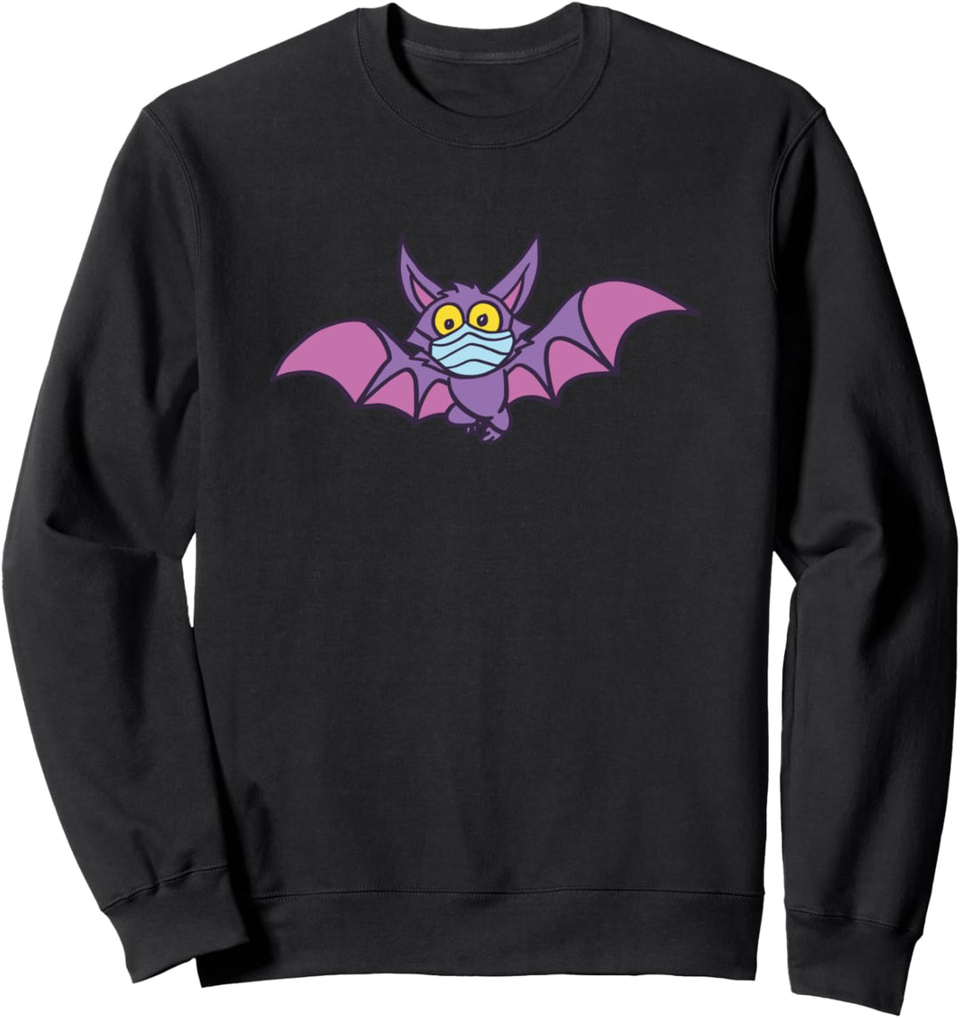 Vampir Fledermaus Maske Karneval Halloween Kostüm Geschenk Sweatshirt