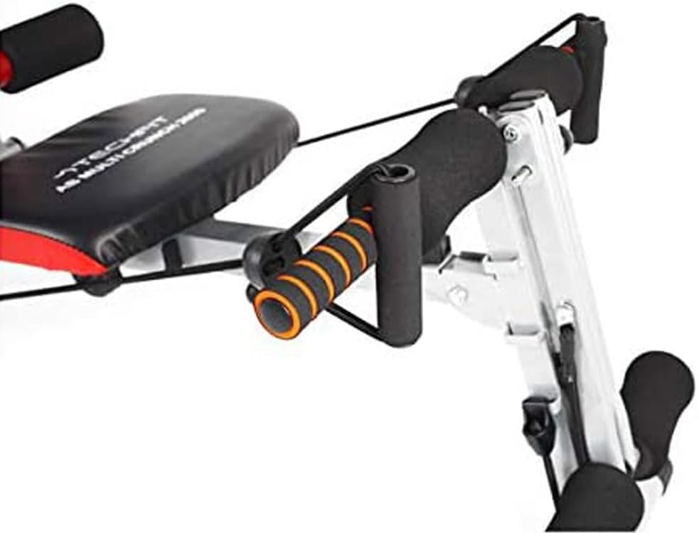 Techfit Multifunktionsbank Total Trainer - Revolutionäre Bauchmuskelbank, klappbar, ideal für Bauch,