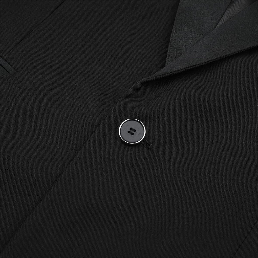 YOUTHUP Anzug Herren 2 Teilig Slim Fit Smoking Anzüge Schalkragen Herrenanzug für Hochzeit Business