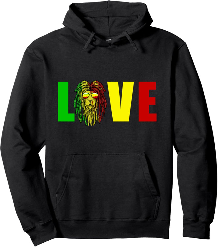 Reggae Dancehall - Rasta Rastafari Pullover Hoodie