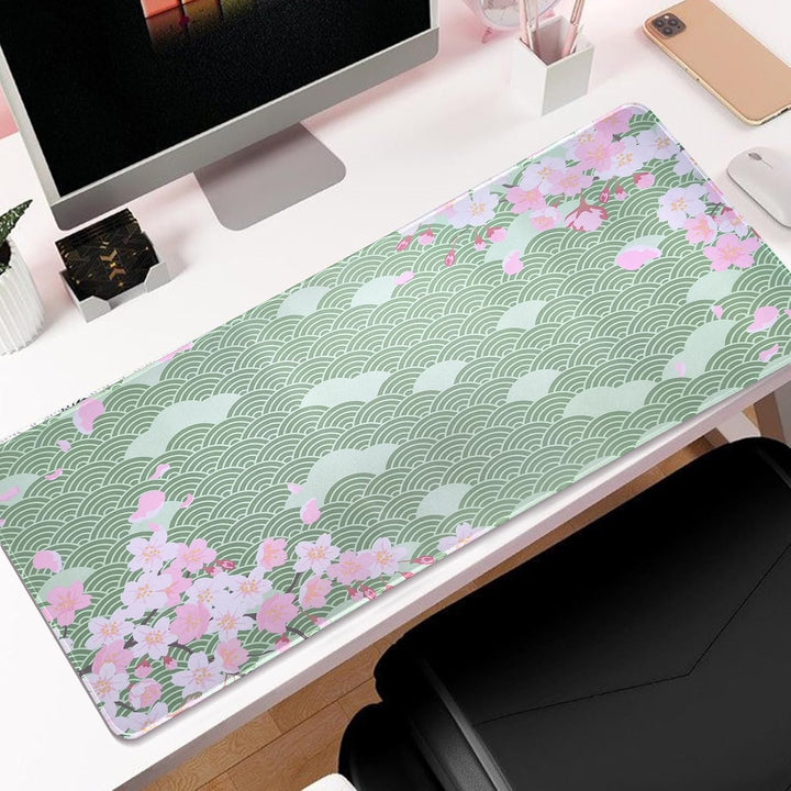 Gaming Mauspad XXL 800 x 300 mm, Rutschfeste Schreibtischunterlage für Büro, Schreibtischunterlage M