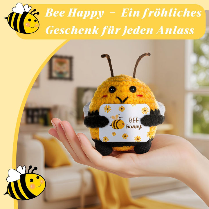Giftota Bee Happy Geschenke für Frauen – Positive Biene Pocket Hug, Personalisierte Geburtstagsgesch