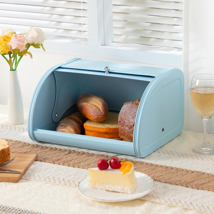 HollyHOME Brotkasten Brotaufbewahrungsbox, Metall-Brotkästen für die Küche, Brotaufbewahrungsbehälte