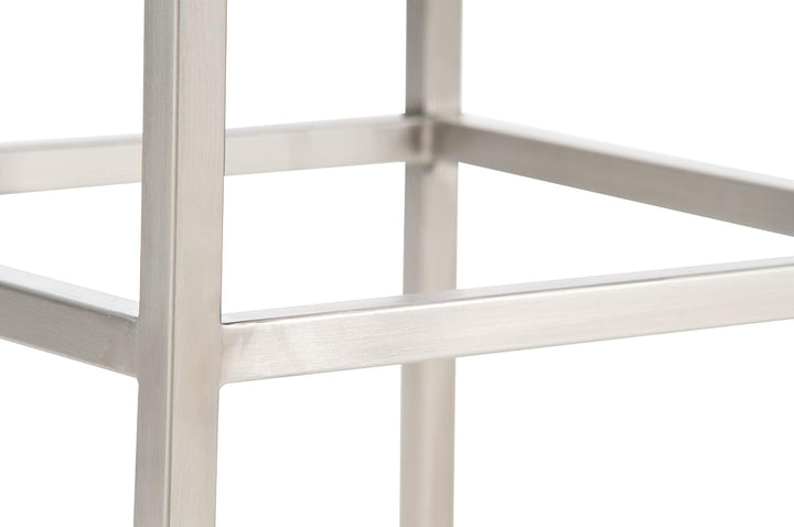 CLP 2er Set Barhocker Montreal Kunstleder I Gepolsterte Stühle Für Bartresen, Farbe:braun, Gestell F