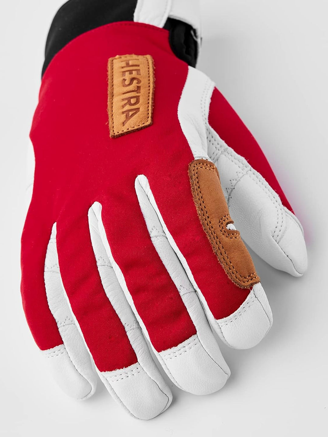 HESTRA Ergo Grip Active Wool Terry Handschuhe, red-Offwhite, EU 7 Rot/weiss 7, Rot/weiss 7