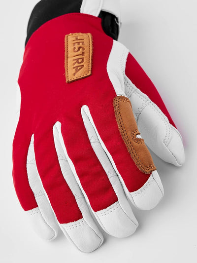 HESTRA Ergo Grip Active Wool Terry Handschuhe, red-Offwhite, EU 7 Rot/weiss 7, Rot/weiss 7