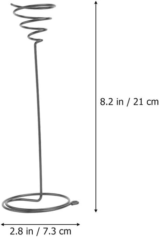 YARNOW 6 Stücke Garten Air for Racks Steht Tillandsia Draht Anzeige Halter Edelstahl Silber Pflanzer
