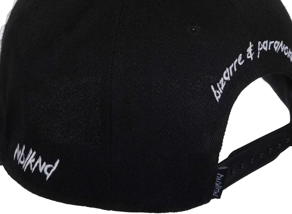 Nebelkind Snapback Cap Insane Child Schwarz Weiss Kappe 6-Panel One Size