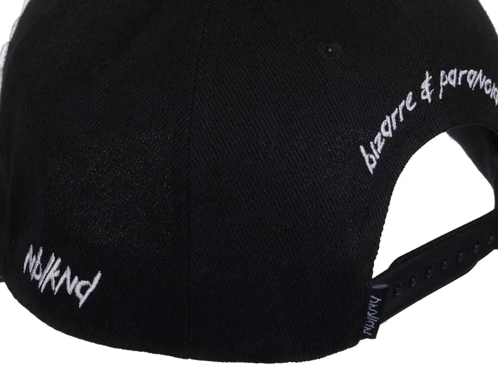 Nebelkind Snapback Cap Insane Child Schwarz Weiss Kappe 6-Panel One Size