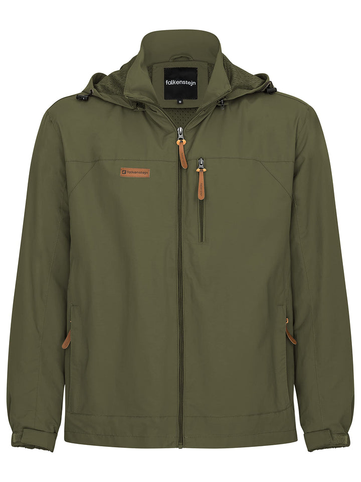 FALKENSTEJN Summer Windbreaker Anorak Windjacke leichte Jacke S Olive, S Olive