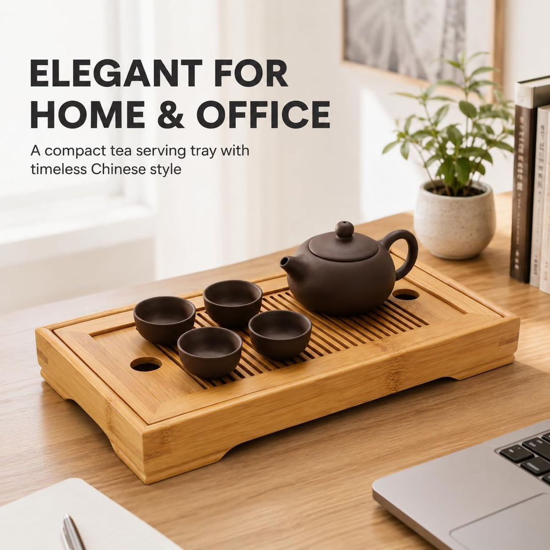 Gongfu Teetablett, Chinesischen Tee Tisch Bambus Tee Tablett, Tee Serviertablett Chinesisch Kung Fu