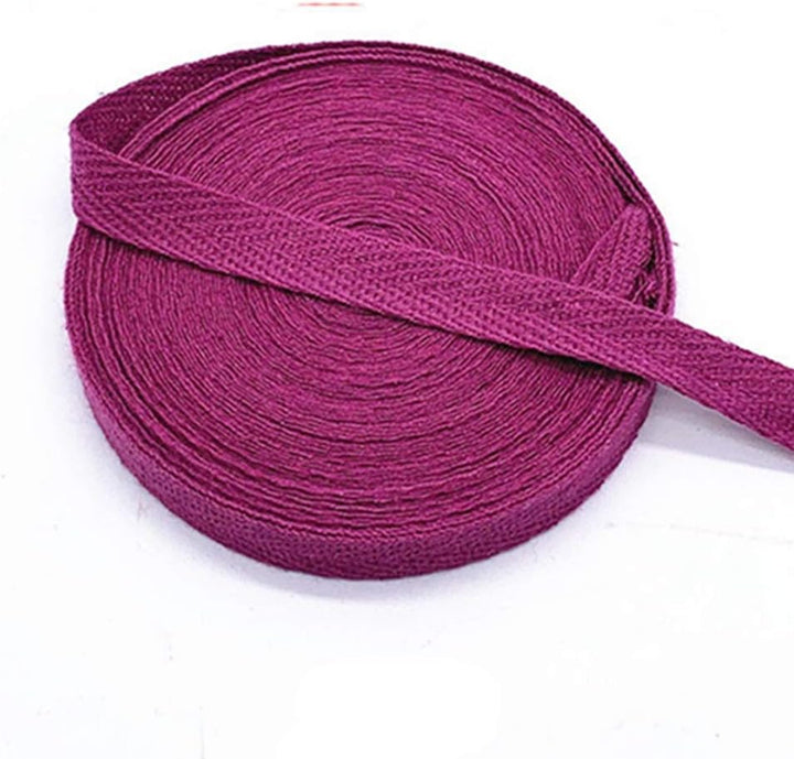 Baumwoll Gurtband 140m/28 Farben 10mm Nahtband Köperband Schrägband,28 Farben,Jede Farbe ist 5 Meter