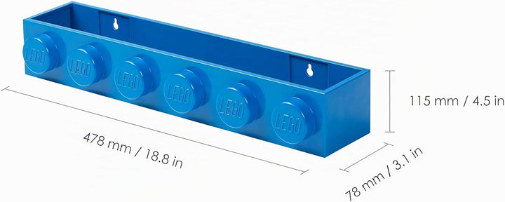 Room Copenhagen LEGO-Bücherregal, Blau, one size, Blau
